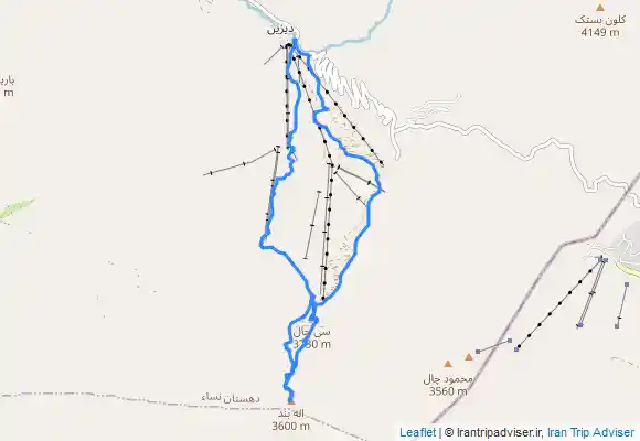 ترک جی پی اس قله سی چال و الله بند(آلوبند ) از دیزین