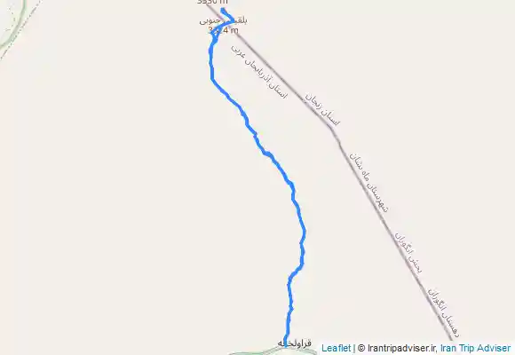 ترک جی پی اس قله بلقیس بام زنجان