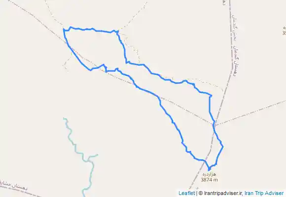 ترک جی پی اس قله هزار دره سبزکوه