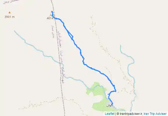 ترک جی پی اس صعود به قله کهار Kahar Peak