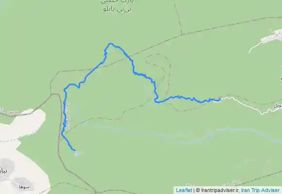 ترک جی پی اس دریاچه سوها به آبشار لاتون
