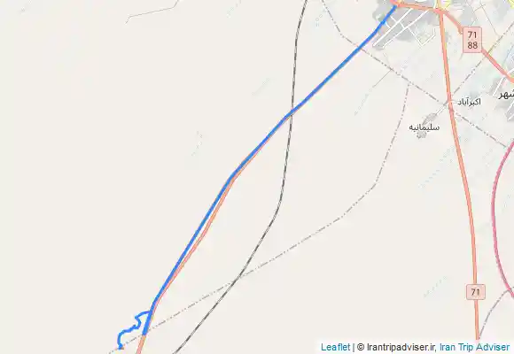 ترک جی پی اس قله کویز ارتفاع ۱۹۹۸متر سیرجان