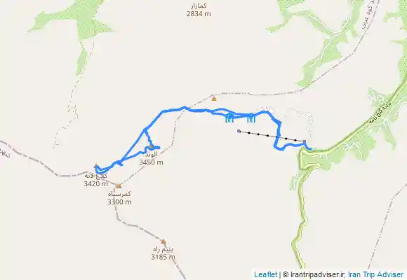 ترک جی پی اس الوند کلاغ لانه گنج نامه