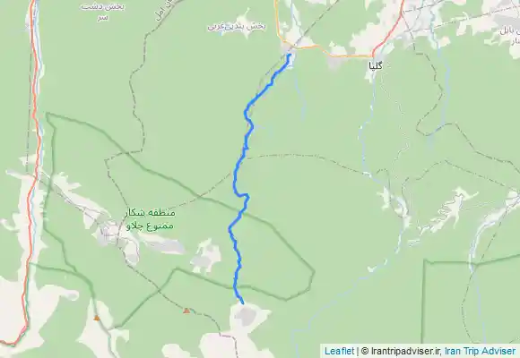 ترک جی پی اس مسیر پیاده روی دیوا به فیلبند(کلمیناپه)