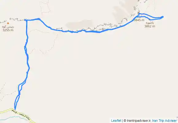 ترک جی پی اس لاسم قله پاشوره