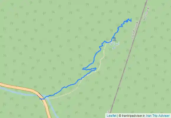 ترک جی پی اس Aq Su Fountain سرچشمه ی آبشار آق سو