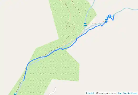 ترک جی پی اس Kaftarloo Waterfall- آبشار کفترلو