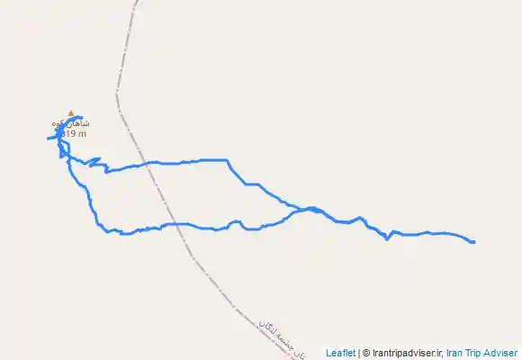 ترک جی پی اس قله شاهان کوه اصفهان