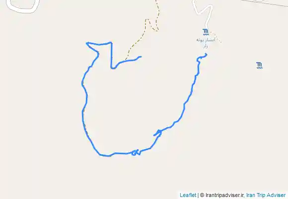 ترک جی پی اس مسیر پیاده روی آبشار پونه زار