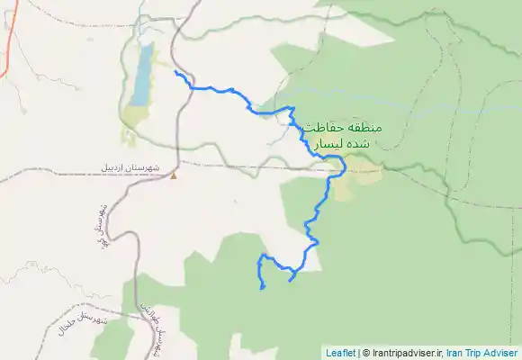 ترک جی پی اس ترکینگ دریاچه نئور به روستای مریان