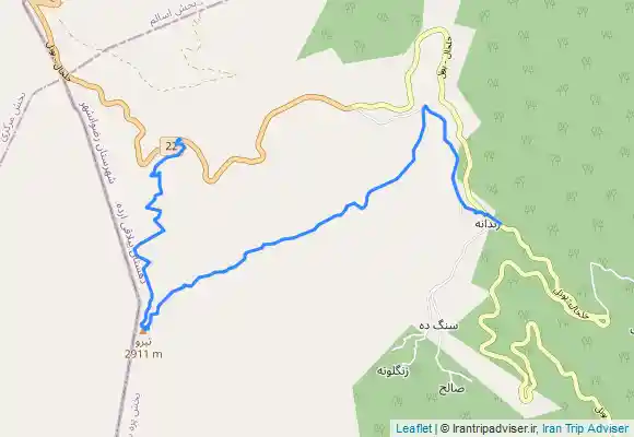 ترک جی پی اس چاله چاله-تیرو-سنبل کوه-زندانه