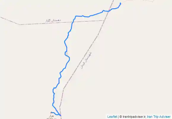 ترک جی پی اس قله هزار کرمان از جان پناه