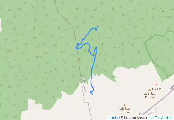 ترک جی پی اس 1402-03-04 هایک انفرادی جنگل راش (مرسی سی)