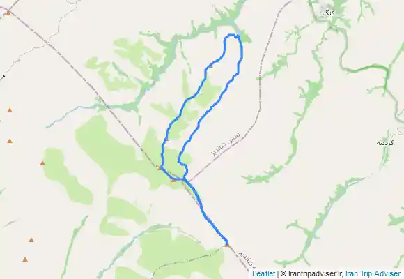 ترک جی پی اس خط الراس قله های فلسکه، چمن ۱ ۲ ۳