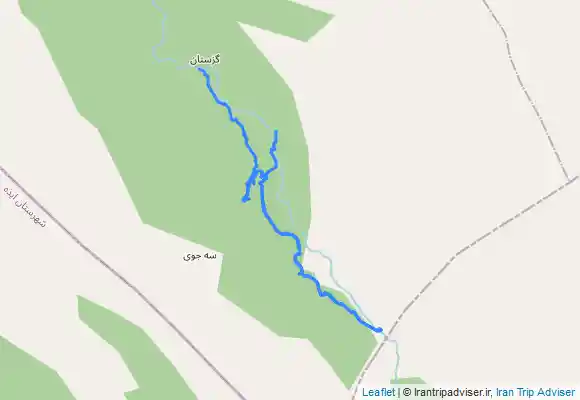 ترک جی پی اس آبشار زردلیمه ازمسیر گزستان