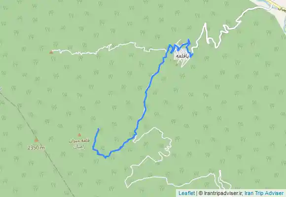 ترک جی پی اس برگشت قلعه ماران از مسیر آبشار خاک پیرزن