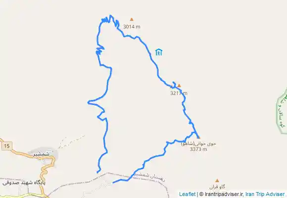 ترک جی پی اس قله حوێ خانی شاهۆ