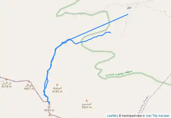 ترک جی پی اس قله قاش مستان