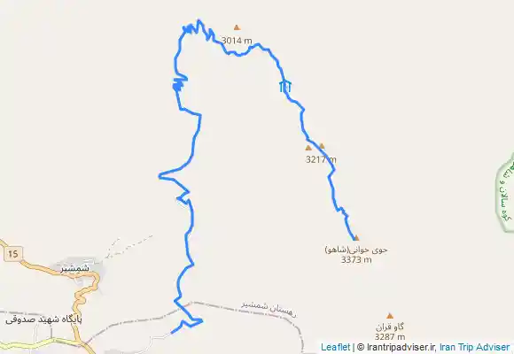 ترک جی پی اس قله حوی خانی (شاهو)