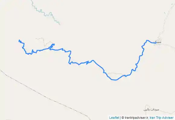 ترک جی پی اس مسیر برگشت از آبشار خدنگستان به سیبک