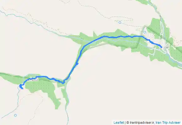 ترک جی پی اس آبشار شکراب آهار