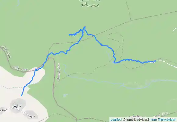 ترک جی پی اس اسپیناس به آبشار لاتون ،پارکینگ لندویل