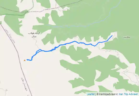 ترک جی پی اس سلانه سر به قلّه پشته کوه