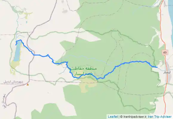 ترک جی پی اس دریاچه نئور ، ییلاق سوباتان، لیسار