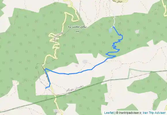 ترک جی پی اس بره سر به دریاچه ویستان