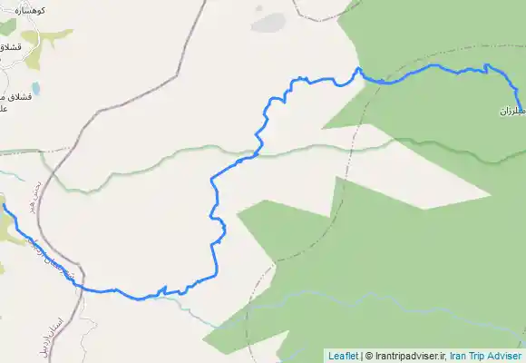 ترک جی پی اس دریاچه نئور به روستای شاه میلرزان