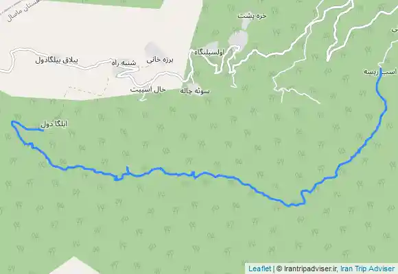ترک جی پی اس جنگل ماسال (ییلاق بیلگادول تا روستای اسب ریسه)