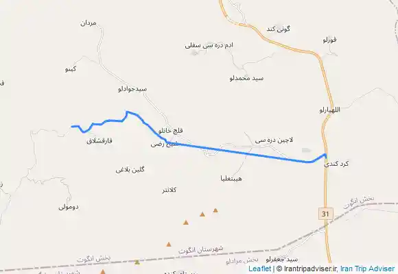ترک جی پی اس مسیر ماشینی دومولی