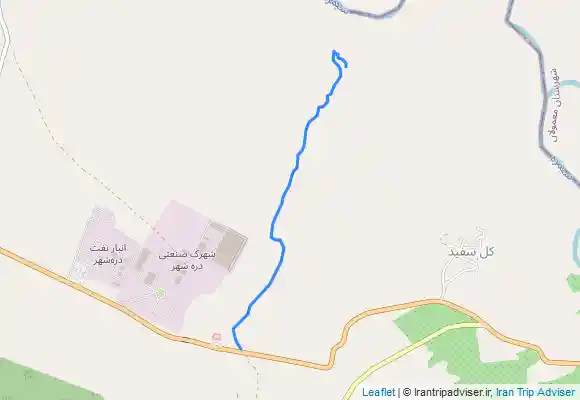 ترک جی پی اس Marbore Waterfall آبشار ماربره دره شهر