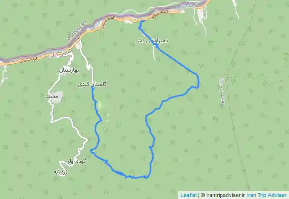 ترک جی پی اس دمیر اوغلی کش آبشار موتالان گلستان کندی