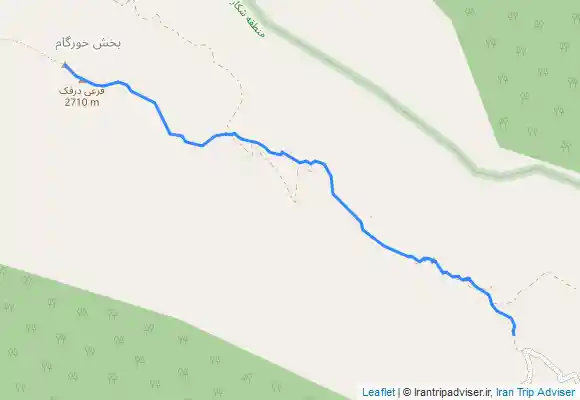 ترک جی پی اس قله درفک از اربناب