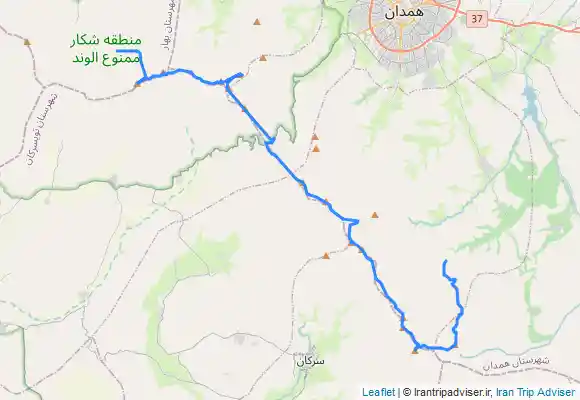 ترک جی پی اس خط راس قزل ارسلان ب کلاه قاضی
