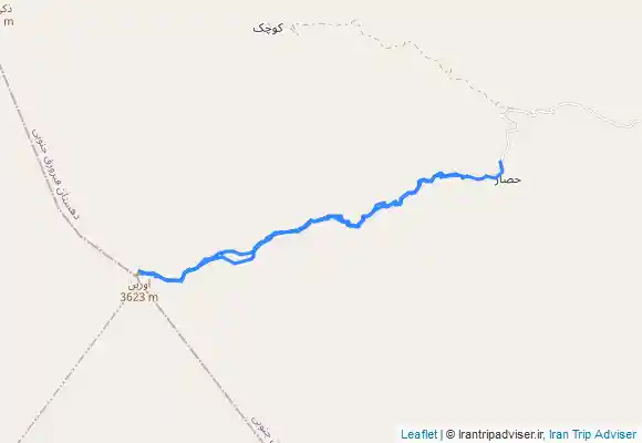 ترک جی پی اس پایان صعود قله زیبای اورین
