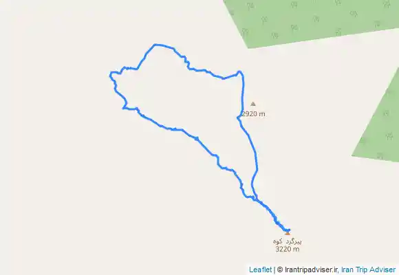 ترک جی پی اس قله پیرگردکوه-چکل دخترپران