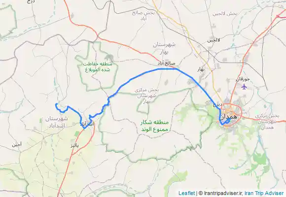 ترک جی پی اس دربند اسداباد