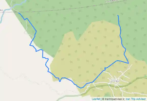 ترک جی پی اس آبشار ورزان به دره ساری داش
