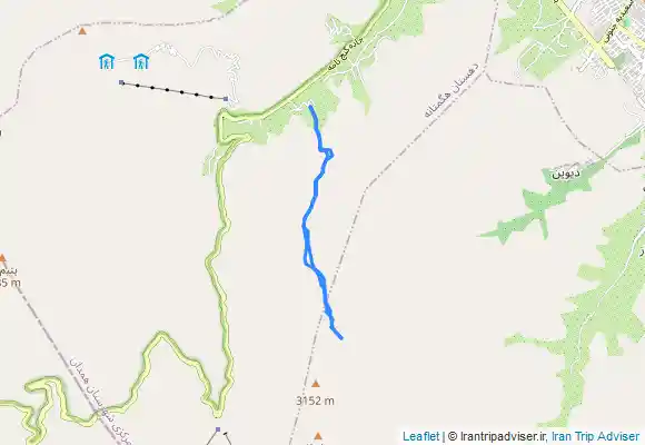 ترک جی پی اس پیمایش چشمه ملک از دره گوساله