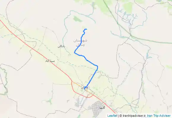 ترک جی پی اس قله دو چینگ چناران