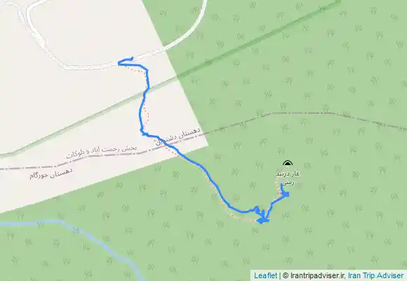 ترک جی پی اس غار دربند رشی