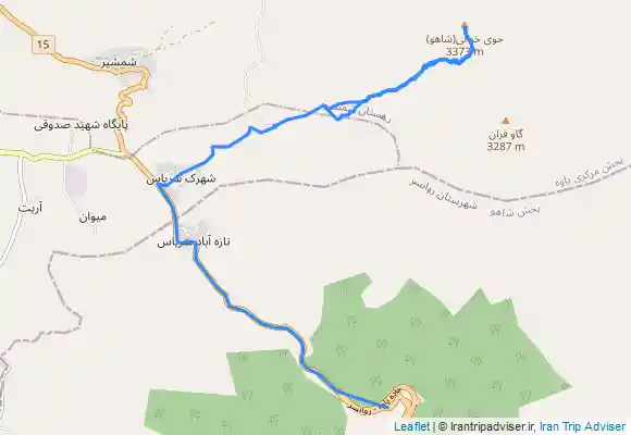 ترک جی پی اس شاهو قلعه هوی خانی