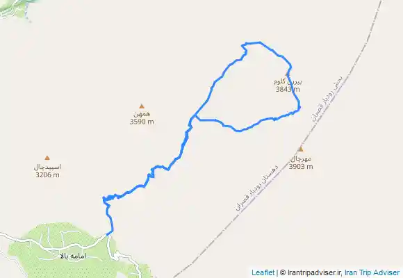 ترک جی پی اس قله پیرزن کلوم۲۶ ۳ ۱۴۰۲