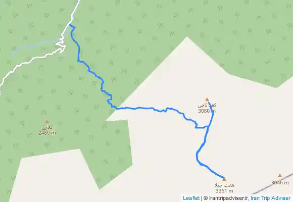 ترک جی پی اس قله هفت چیلا-قله کفناچی-سیاه مرزکوه Haft chil peak-Kafnachi peak