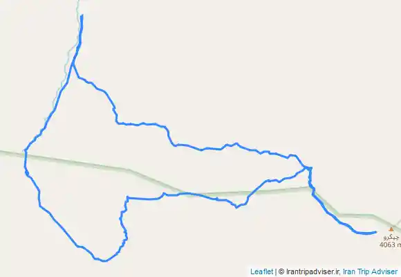 ترک جی پی اس قله چپکرو از دشت کوشک
