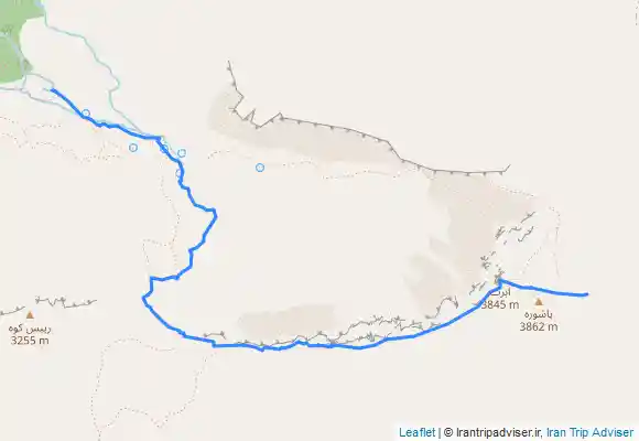 ترک جی پی اس قله ابرت و پاشوره