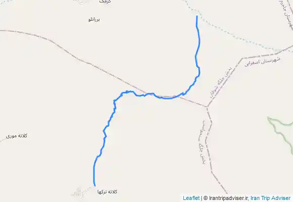 ترک جی پی اس آبشار های قِلی به روستای چهاربید شهرستان جاجرم