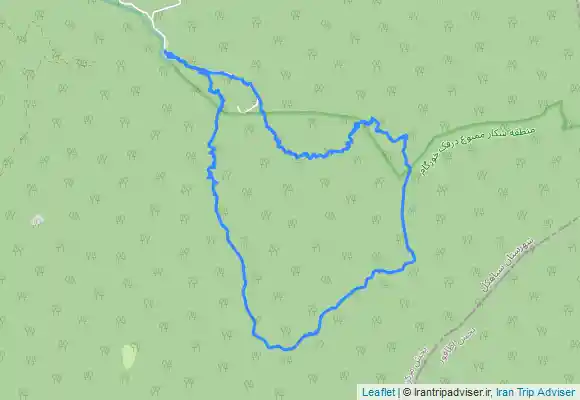 ترک جی پی اس تیرین به ضیاکوه